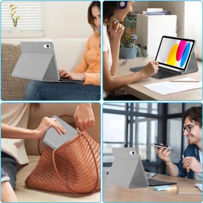 9. Tech-Protect SC Pen + Tastaturhülle für iPad 10,9" 2022 (10. Gen.) / 11" 2025 (11. Gen.) – Grau