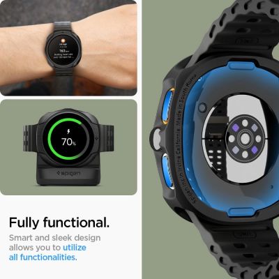 11. Spigen Liquid Air Case für Samsung Galaxy Watch 8 40 mm – Mattschwarz