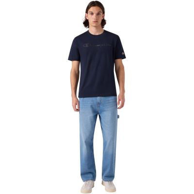5. Herren Champion Kurzarm-T-Shirt Marineblau 222992 BS501