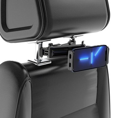 5. Wozinsky Verstellbarer Kopfstützenhalter für Tablet oder Telefon, Schwarz (WTHBK3)