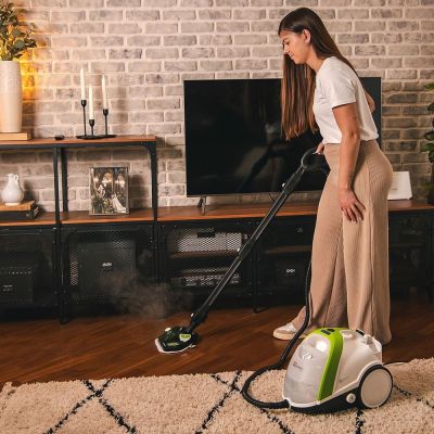 9. Polti Vaporetto Smart 110 Eco Dampfreiniger, Leistung 1500 W, Dampfdruck 4 bar, Wassertankkapazität 2 l, Weiß/Grün