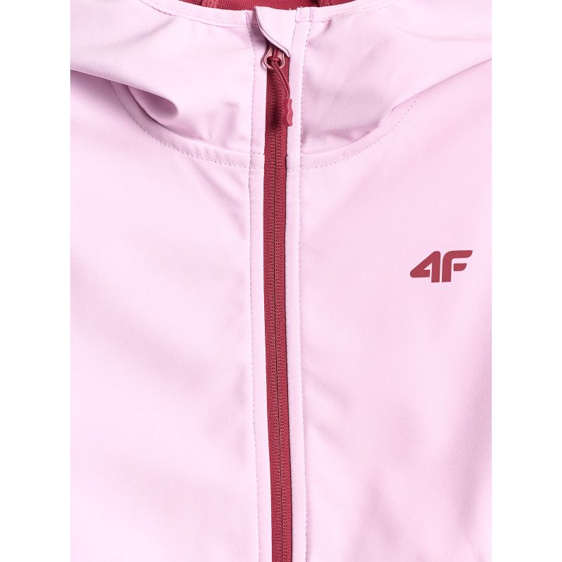 8. Softshelljacke für Mädchen, winddichte Membran 5000, Größe 4F 4FJWSS26TSOFF478-47S