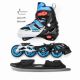 Meteor 2in1 Inv. M 34-37 blaue Rollschuhe