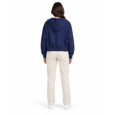 5. Damen-Kapuzenpullover mit Umschlagform aus sehr weichem Strickmaterial 4F 4FWAW26TSWSF2661-31S