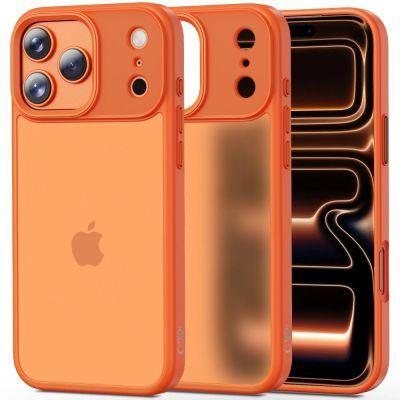 Tech-Protect MagMat Hülle für iPhone 17 Pro – orange und matt