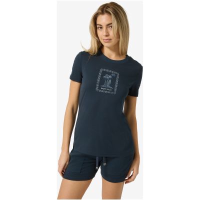 2. Damen-T-Shirt SUPER.NATURAL W Palm Island Bio J Tee marineblau
