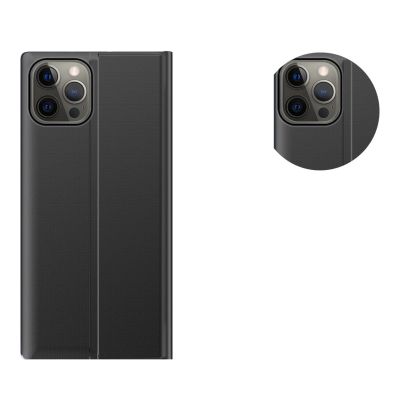 4. Sleep Case Booktype Case Smart Schutzhülle Aufklappbare Hülle für iPhone 13 Pro Max rosa