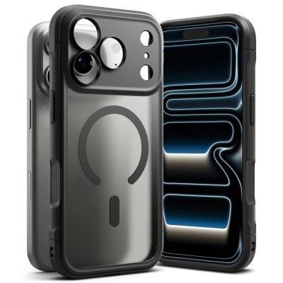 Ringke Fusion Bold Magnetische MagSafe Hülle für iPhone 18 Pro / 17 Pro - Mattschwarz