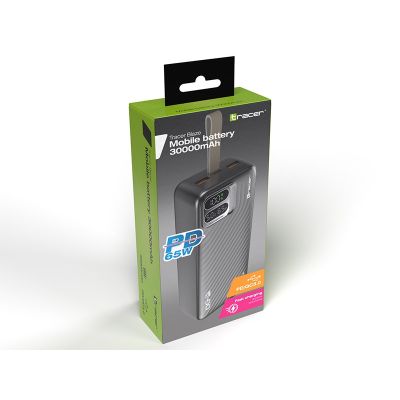 9. TRACER POWERBANK BLAZE 30000 mAh 65 W SCHWARZ