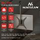 15. MACLEAN Deckenhalterung für Fernseher, max. Traglast 35 kg, 23–55 Zoll, max. VESA 400 x 400, MC-174