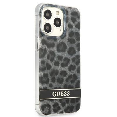 4. Guess GUHCP13LHSLEOK iPhone 13 Pro / 13 6.1" grau/graues Hardcase Leopard