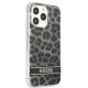 4. Guess GUHCP13LHSLEOK iPhone 13 Pro / 13 6.1" grau/graues Hardcase Leopard