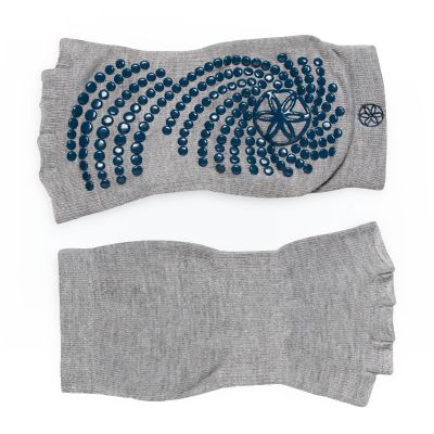 9. GAIAM 63708 Rutschfeste Yogasocken ohne Zehen