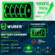 10. Mikroprozessorgesteuertes Ladegerät 6–12 V 15 A + Batterieladegerät W14017 WUBER