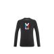 5. MILLET M Trilogy Wool Ts Ls schwarze Unterwäsche