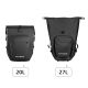 2. Rockbros AS-001 Wasserdichte Gepäckträgertasche 27L - Schwarz