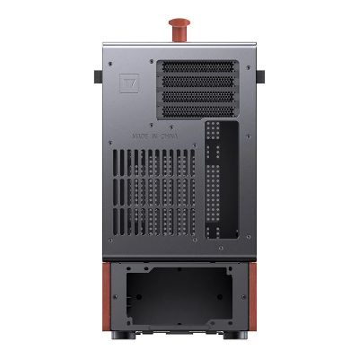 19. Jonsbo T7 PC-Gehäuse, Midi-Tower, mATX, gehärtetes Glas