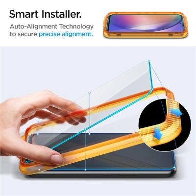 3. Spigen ALM Glas.tR gehärtetes Glas für Samsung Galaxy A54 5G - 2 Stk.