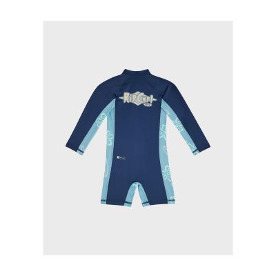 3. Jungen Lycra RIP CURL Ride The Wave Upf Langarmshirt Sp-Boy blau