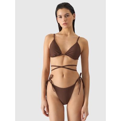 4. Damen Badeanzug Bikinioberteil 4F 4FWSS24UBKBF042-81S Braun