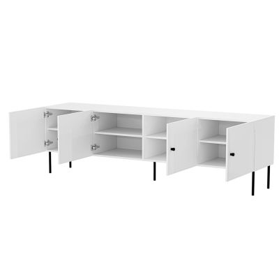 2. 4D-TV-Schrank PALAZZO BIS 201x40x60 weiß matt