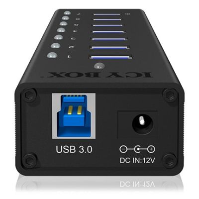 4. ICY BOX IB-AC618 USB 3.2 Gen 1 (3.1 Gen 1) Typ-B 5000 Mbit/s Schwarz