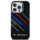3. BMW Motosport IML Random Stripes Hülle für iPhone 16 Pro – Schwarz