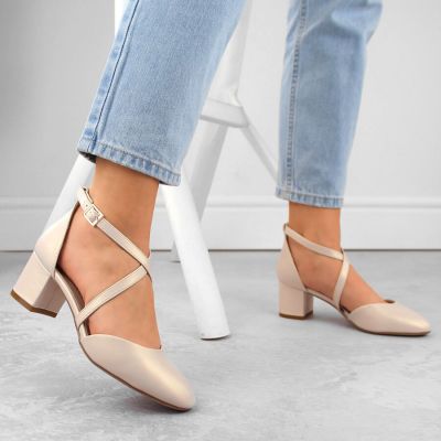 9. Sergio Leone W SK365B Riemchensandalen in Perlbeige 