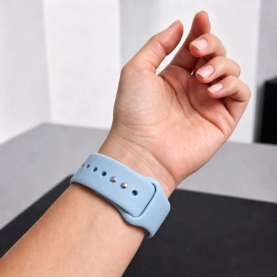 5. Tech-Protect Silikonarmband für Apple Watch 40/41/42 mm – Blau