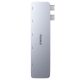 2. Baseus UltraJoy Series 6-in-1 USB-C 40Gb/s USB 3.0 HDMI 4K USB-Hub mit SD- und MicroSD-Kartenleser – Grau