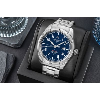 5. Atlantic Seaflight Herrenuhr 70356.41.55 + Box