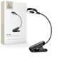 Tech-Protect LL100 Kabellose Lampe mit Clip + USB-A-/USB-C-Kabel (30 cm) – Schwarz
