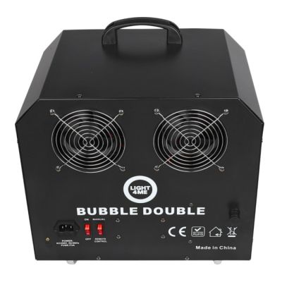14. LIGHT4ME BUBBLE DOUBLE - 300W Seifenblasenmaschine, drahtlose Fernbedienung