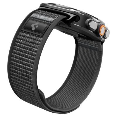 3. Spigen Athlex Air Armband für Samsung Galaxy Watch Ultra 47 mm – Schwarz und Grau