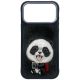 Nimmy Riesenpanda-Hülle mit großen Augen für iPhone 18 Pro Max / 17 Pro Max – Schwarz
