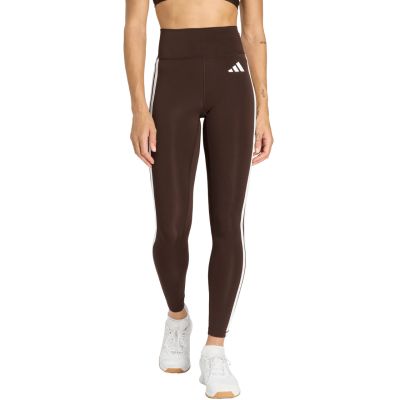 Damen adidas Optimé Essentials 7/8 Leggings Braun KC2947