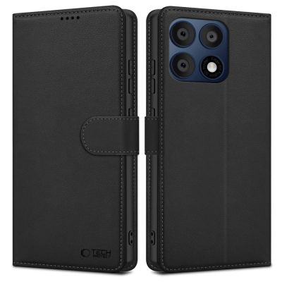 Tech-Protect Brieftaschenhülle für Motorola Edge 70 Pro 5G – Schwarz