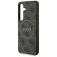 6. Guess Leder 4G Coloured Ring Classic Logo MagSafe Samsung Galaxy S25 Hülle braun