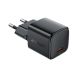 6. Acefast A117 GaN PD 20W USB-C Wandladegerät - Schwarz