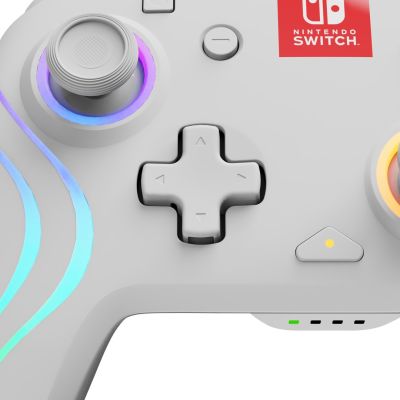 8. PDP Afterglow Wave White USB-Gamepad (Analog/Digital) für Nintendo Switch, Nintendo Switch Lite und Nintendo Switch OLED