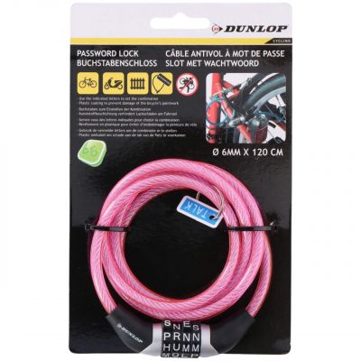 2. Dunlop Spiral-Fahrradschloss, Code 0,6x120 cm 1042701
