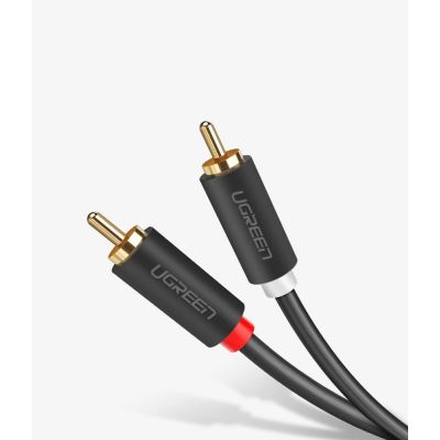 16. Ugreen AV104 10520 Audiokabel 2RCA (männlich) / 2RCA (männlich) 5 m – grau