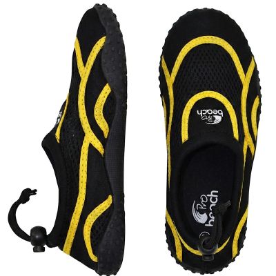3. Junior-Wasserschuhe Schwarz/Gelb XQMAX Größe 28