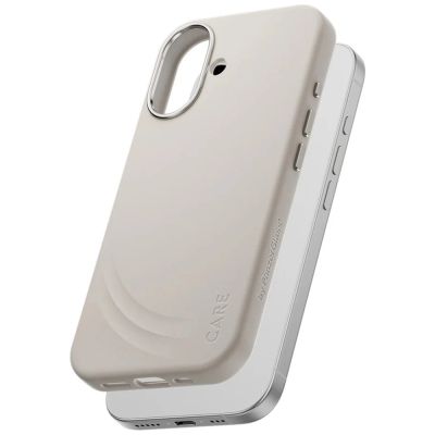 2. CARE by PanzerGlass FLOW MagSafe Hülle für iPhone 17 - Beige