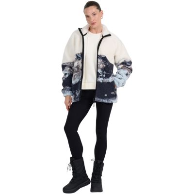 10. Fleece-Sweatshirt 4F U351 mehrfarbig allover 4FWAW25TFLEU351 90A