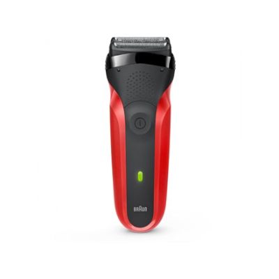 BRAUN Series 3 300S roter Herrenrasierer