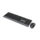 5. GEMBIRD Kabelloses Tastatur- und Maus-Set mit Dual-Modus, 2,4 GHz + Bluetooth, schlank, russisches Layout, Schwarz