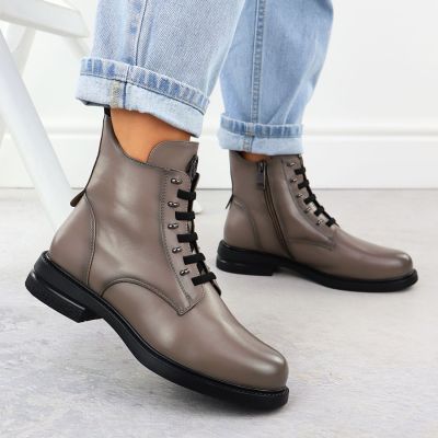 7. Vinceza 26-58578 Damen-Ankle-Boots in Taupe