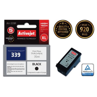 2. Activejet AH-339R Tinte (ersetzt HP 339 C8767EE; Premium; 35 ml; Schwarz)
