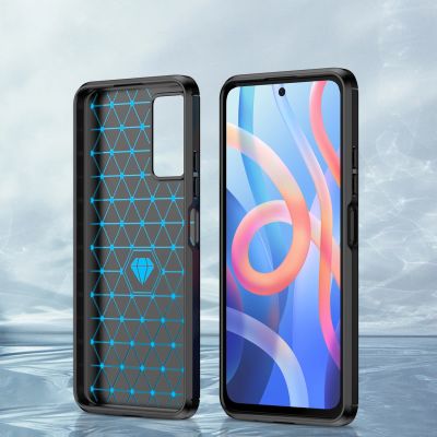 4. Carbon Case Flexible Schutzhülle für Xiaomi Redmi Note 11 schwarz